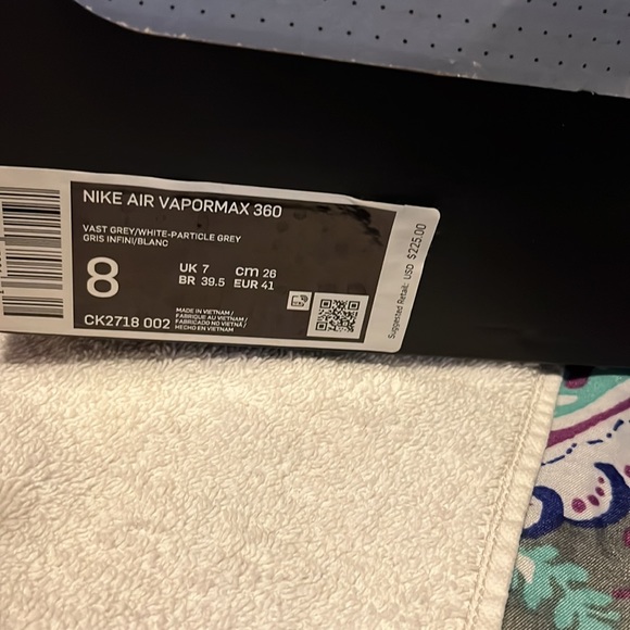 MEN’S NIKE VAPORMAX SIZE 8 - Picture 7 of 7